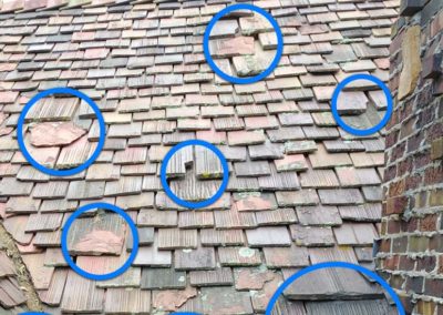 Clay Tile Damage