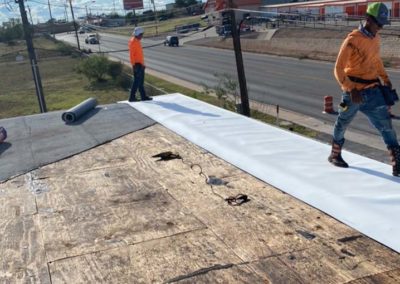 TPO Roof Repair Crew