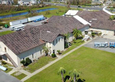 Roof Shingle Damage From Hurricane