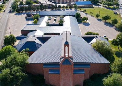 Large Metal Roof Restoration Project