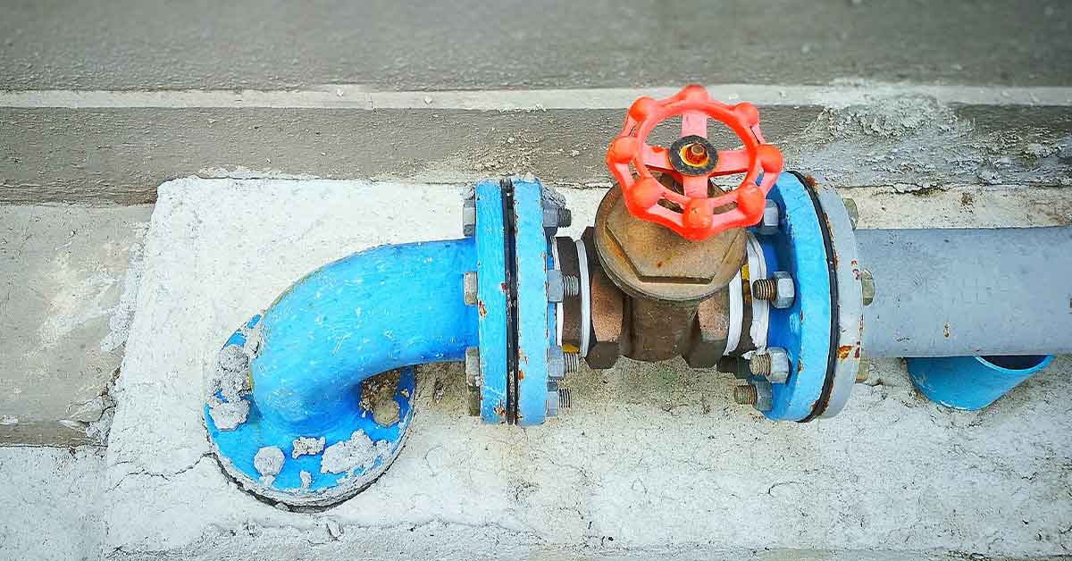 Building Water Main Shutoff Valve