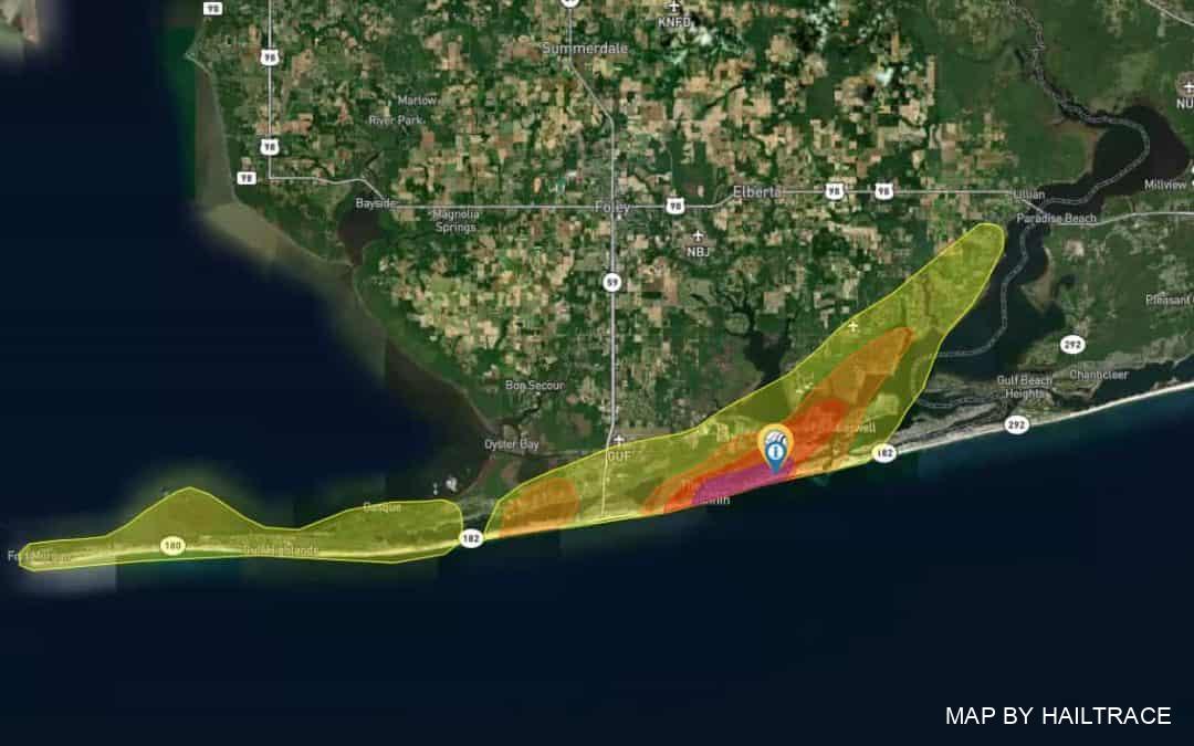 Hail Damage Roof Repair for Orange Beach, AL Following April 9, 2021 Hail Storm