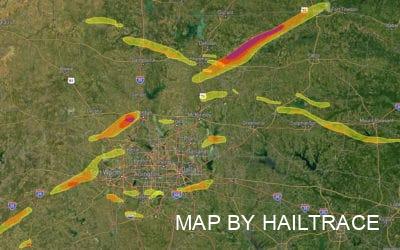 Hail Storm on May 10, 2021 Causes Roof Damage in DFW, Sherman & Parts of North Texas