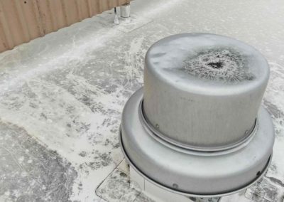 Dented Roof Vent From Hail