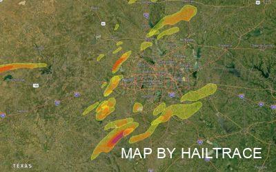 Roofing for Hail Damage in Dallas From May 3, 2021 Storms