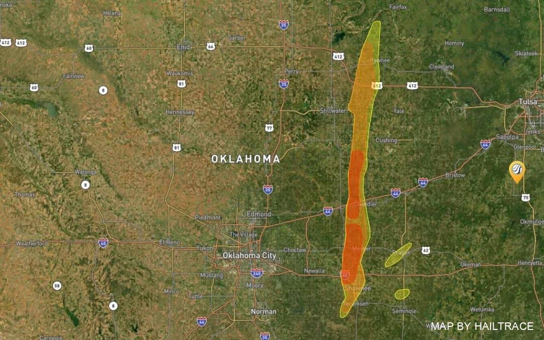 Roofing for Hail Damage in Oklahoma City From May 3, 2021 Storms