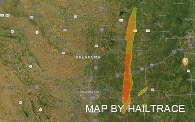 Roofing for Hail Damage in Oklahoma City From May 3, 2021 Storms