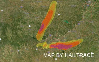 Roofing for Hail Damage in San Antonio From May 3, 2021 Storms