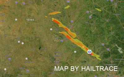 Hail Damage Roof Repair for Waco & Temple, TX Area Following April 8, 2021 Hail Storm