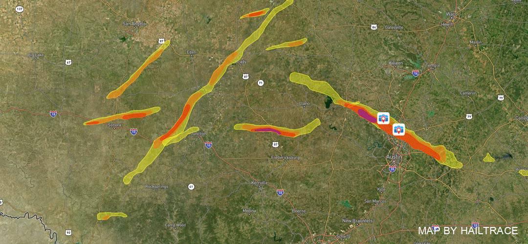 Roofing for Hail Damage in Austin, TX From April 15, 2021 Storms