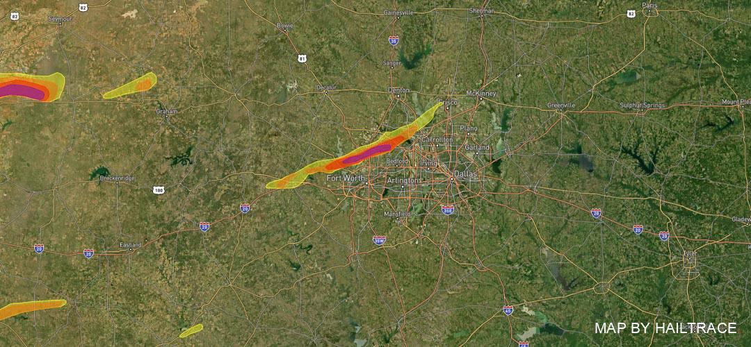 Roofing for Wind & Hail Damage in Dallas-Fort Worth From April 28, 2021 Storms