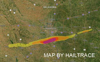 Roofing for Hail Damage in Norman, OK From April 28, 2021 Storms