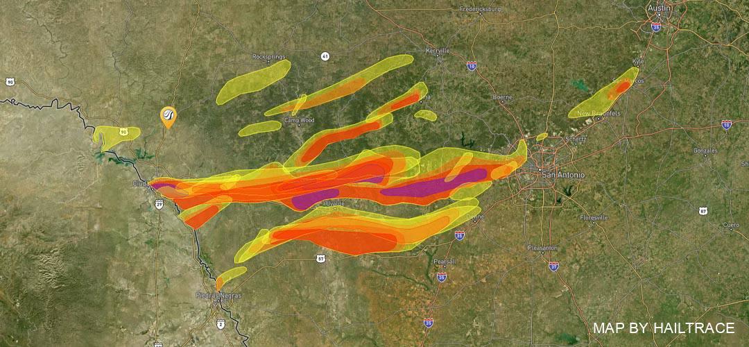 Roofing for Hail Damage in San Antonio From April 28, 2021 Storms