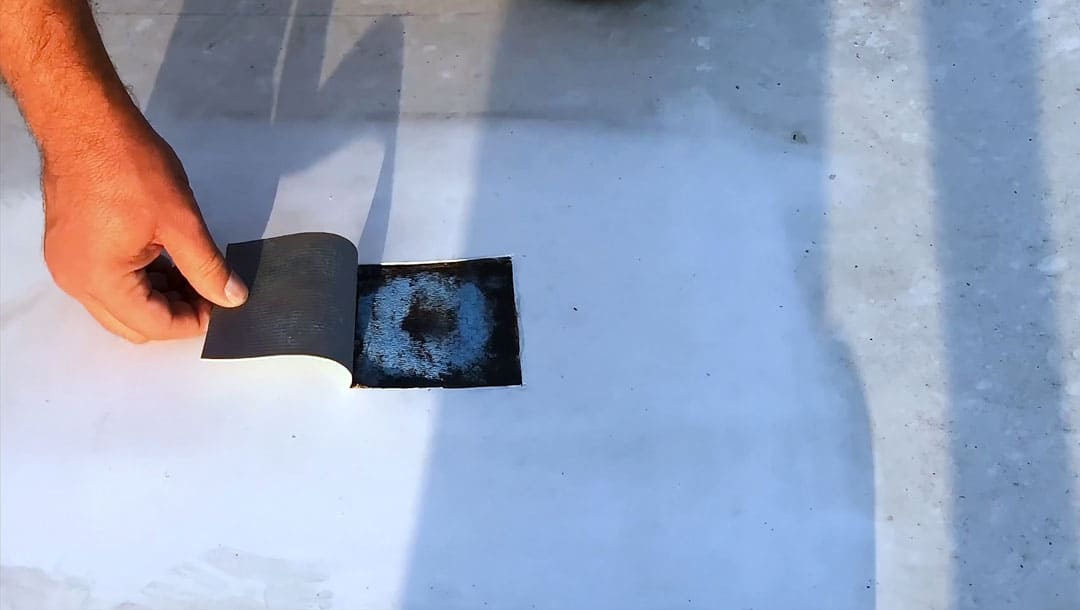 TPO Roof With Hail Damage