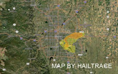 Hail Storm Causes Roof Damage in Denver, CO on June 13, 2021