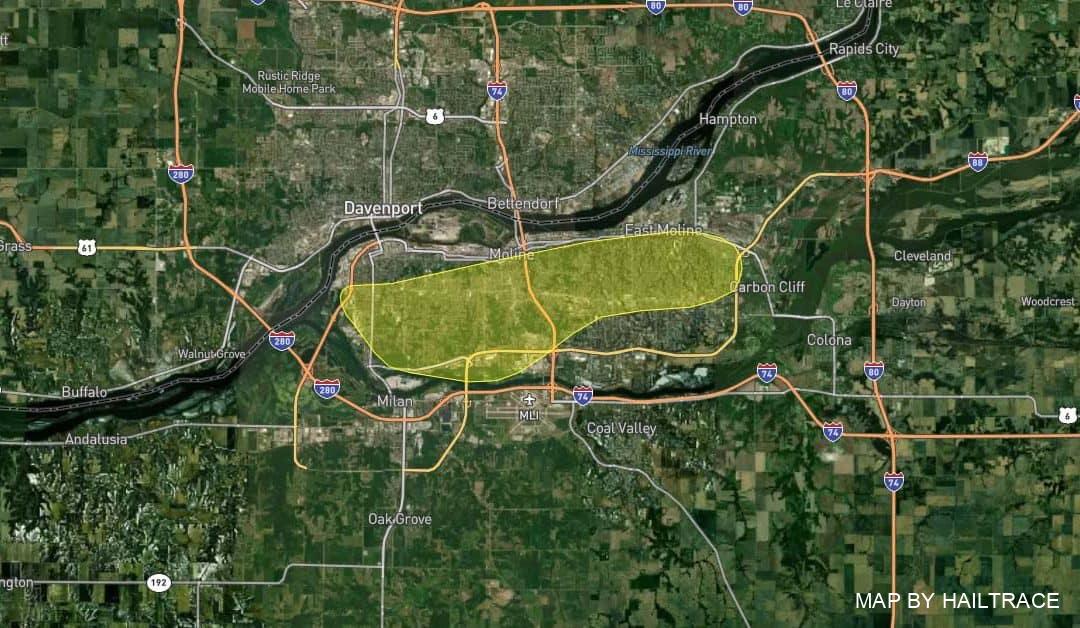 Hail & Wind Storms Cause Roof Damage in Moline & Quad Cities August 11, 2021