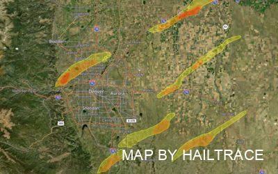 Hail Storm Pummels Denver, CO Area August 19, 2021 Causing Roof Damage