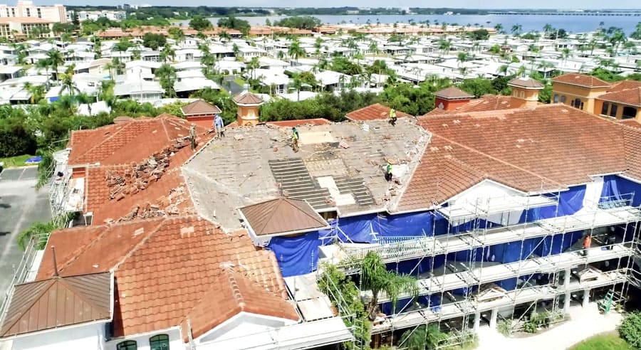 Tile Roof Replacement