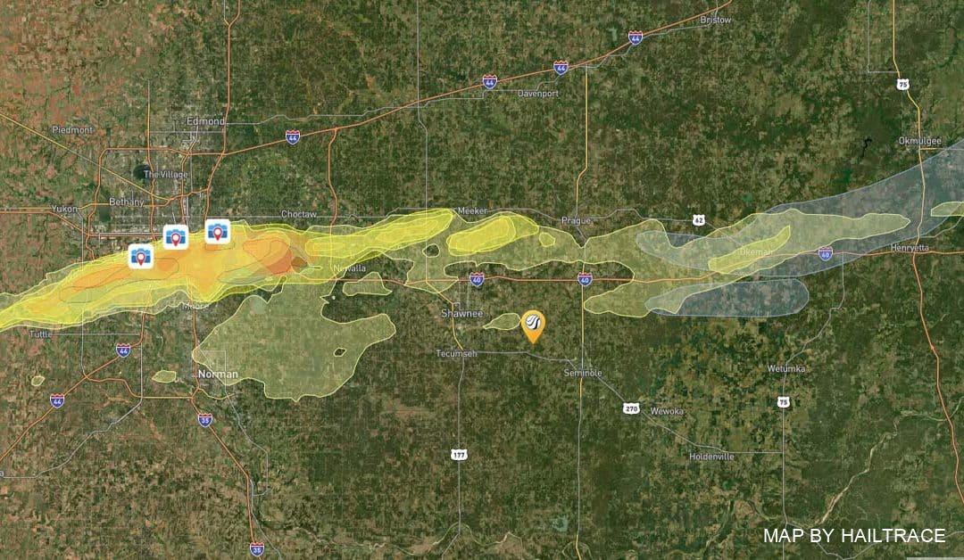RestoreMaster Delivers Emergency Roof Repair Following October 14, 2021 Storms Near Oklahoma City