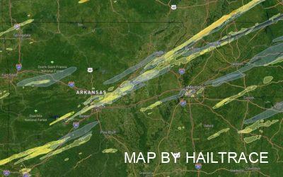 Emergency Contractors Dispatched Following Tornadoes and Hail In Arkansas, December 10, 2021