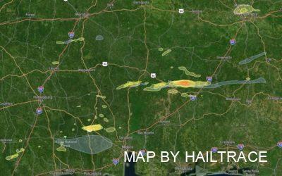 Roof Repair And Cleanup Crews Dispatched To Southern Alabama After Hail Storm, January 9, 2022