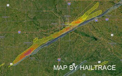 Tornadoes, Hail Storms Devastate Roofs in Des Moines, Central Iowa on March 5, 2022
