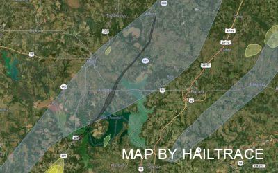 Roofer on Scene After Marshall County, Oklahoma Tornadoes Down Power Lines & Damage Roofs on March 21, 2022