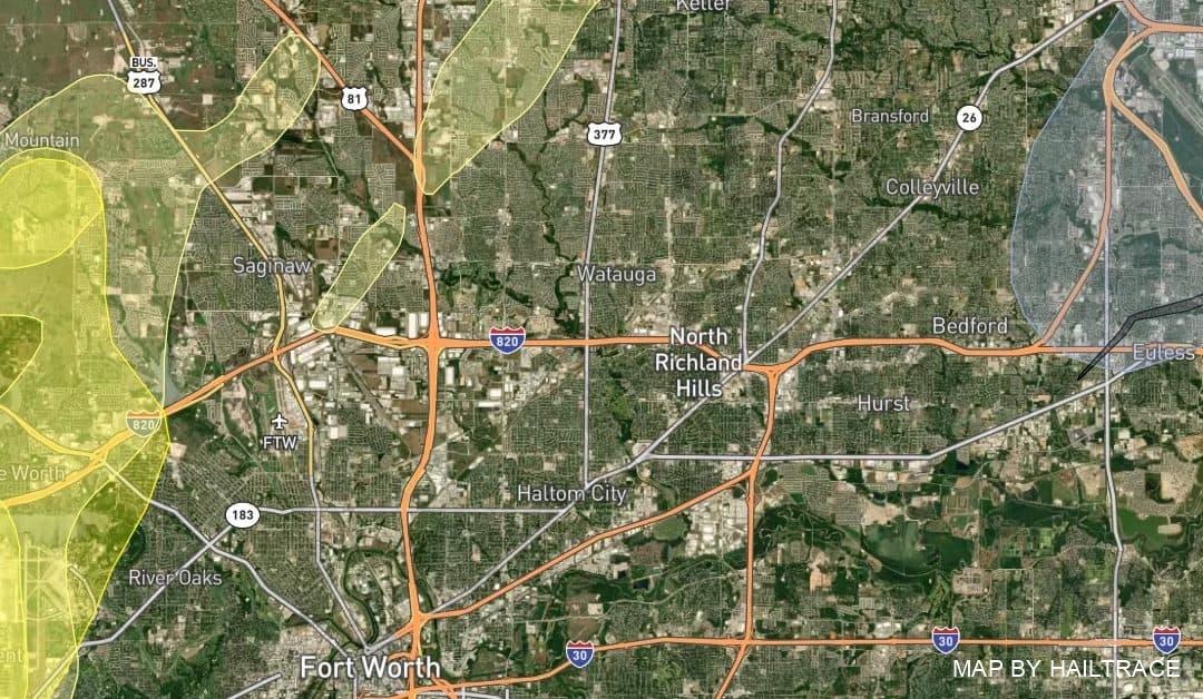 High Winds From Area Storm Cause Severe Roof Damage in Watauga, Texas March 21, 2022