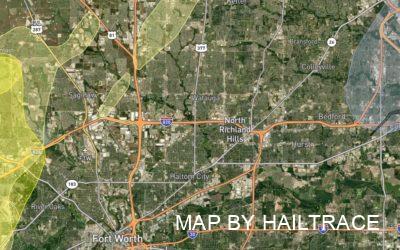 High Winds From Area Storm Cause Severe Roof Damage in Watauga, Texas March 21, 2022