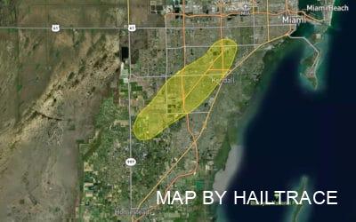 Roof Repairs After Hail Storms Pounds Miami-Dade, Fl Area, Roof Damage, April 3, 2022