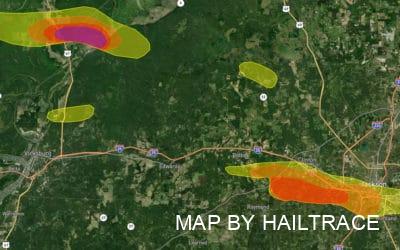 Commercial Roof Repair Crews Pivot After Hail Strikes Jackson & Central Mississippi on Sunday, April 17, 2022