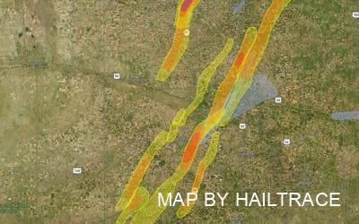 Roofing Contractors Respond To Widespread Hail Damage Across Southwest Kansas On Friday, April 22, 2022
