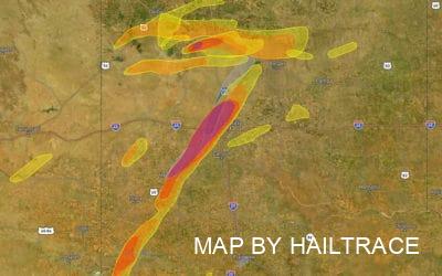 Emergency Roof Repair Underway After Amarillo, Texas Panhandle Suffer Devastating High Wind & Hail Damage on Sunday, May 1, 2022