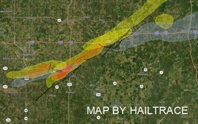 Emergency Roof Repair Contractors Lend Support After Two Hail, Tornado Incidents Ravage Seminole, Oklahoma, on Monday, May 2, & Wednesday, May 4, 2022