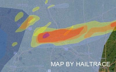 Emergency Roofing Specialist Bring Services To St. Cloud, MN, After Hail & High Winds Damage Properties On May 12, 2022
