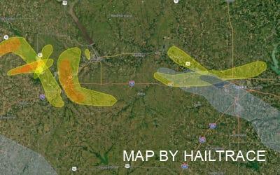 Damage Brings Emergency Roof Contractors To Topeka & Junction City, Kansas, Due To High Winds, Tornado & Hail, on May 17, 2022