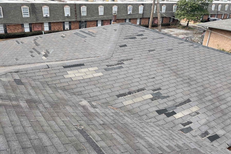 Shingle Roof Wind Damage
