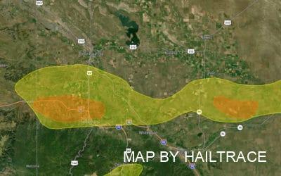 Roof Damage Inspections In Spearfish, South Dakota For Hail Damage Insurance Claims After Storm On May 27, 2022