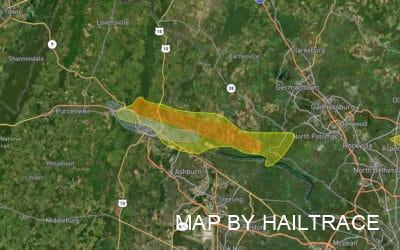 Emergency Roofing Crews Respond to Leesburg, VA, Suffers Brunt of High-Wind & Hail Roof Damage on June 2, 2022