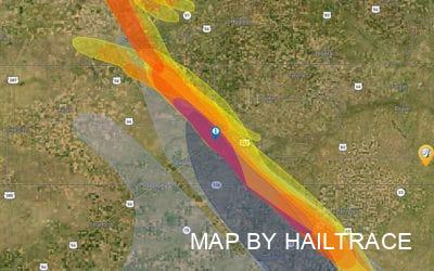 Commercial Roof Inspections in Guymon, OK, for Wind & Hail Damage Insurance Claims After Dual-Threat Storm on June 7, 2022