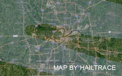 Commercial Roof Inspections in Kansas City, Missouri for Wind Damage Insurance Claims After Tornado on June 7, 2022