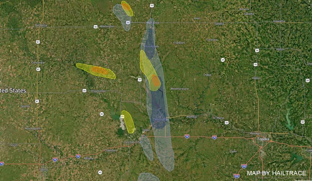Commercial Roof Inspections in Manhattan, KS for Wind Damage Insurance Claims After Storm on June 11, 2022