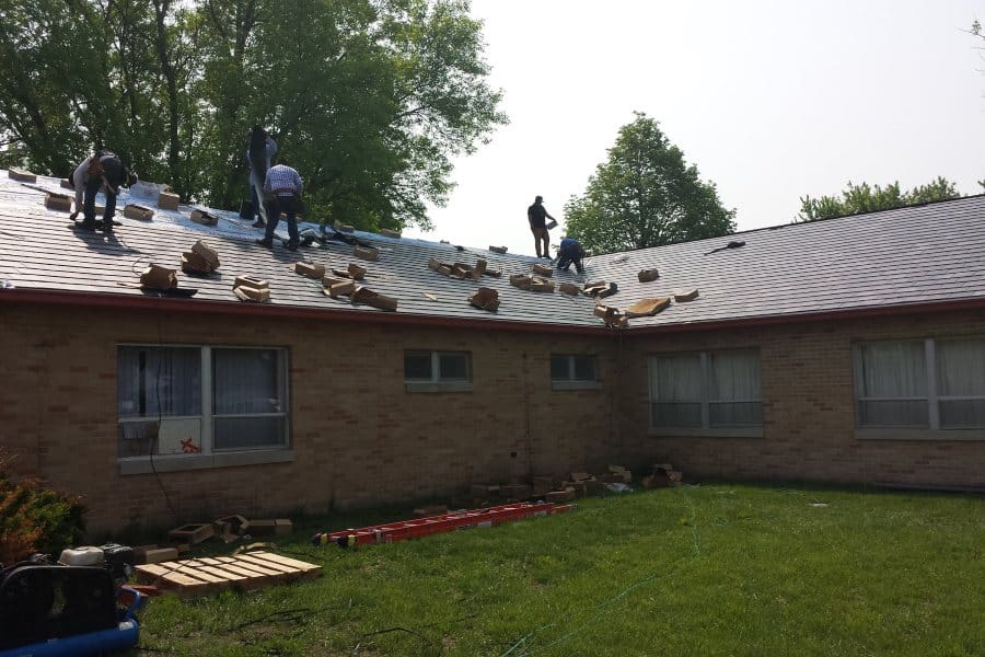 Slate Roof Repair for Wind Damage
