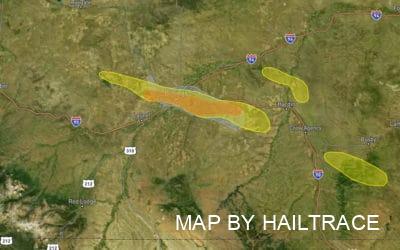 Commercial Roof Inspections Billings, MT for Hail Damage Insurance Claims After Storm on July 24, 2022