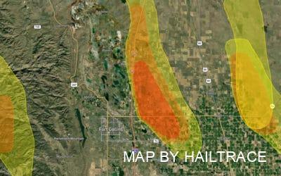 Commercial Roof Inspections in Wellington, CO to Document Roof Hail Damage from July 27, 2022 Storm