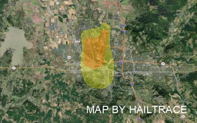 Roofing Contractor Fixes Storm Damage in Eugene, OR Following August 9, 2022, Hail Storm