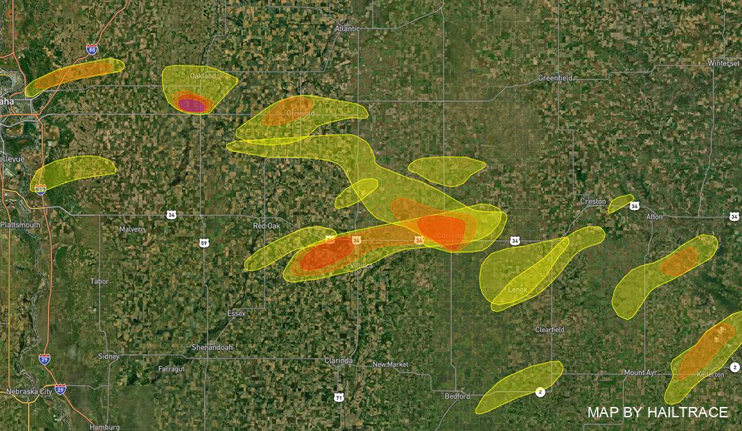 Roof Hail Damage Repair Across Southwest Iowa Following September 17, 2022 Storm