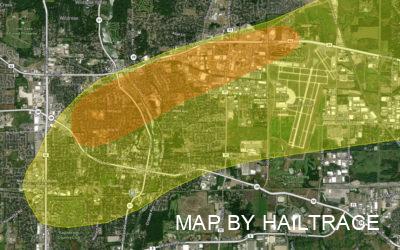 Commercial Roof Inspections in St. Charles, IL To Document Hail Damage From September 18, 2022 Storm