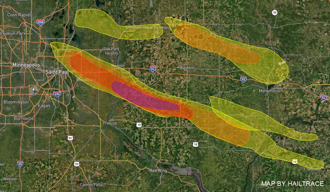 Contractor Responds to Roof Hail Damage in St. Paul, MN & River Falls, WI After September 20, 2022 Storm Devastates Region