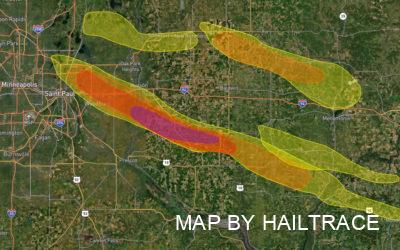 Contractor Responds to Roof Hail Damage in St. Paul, MN & River Falls, WI After September 20, 2022 Storm Devastates Region